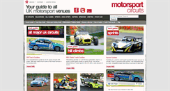 Desktop Screenshot of motorsportcircuits.co.uk